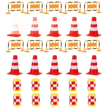 ZNAK DROGOWY BARYKADA ZABAWKOWE STOŻKI RUCHOWOŚCI
