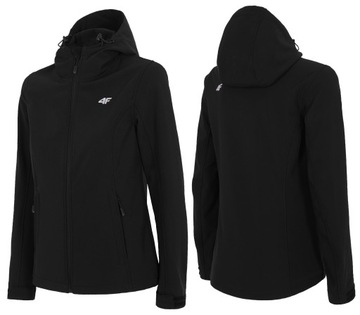 SOFTSHELL DAMSKI 4F WODOODPORNY MEMBRANA JESIEŃ XS