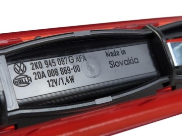 SVĚTLO STOP VLOŽKA MODUL LED VW CADDY 2004 - 2K0945087G 2K0945087F 2K0945087C