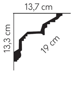 Listwa sufitowa zdobiona MDA067 Mardom Decor