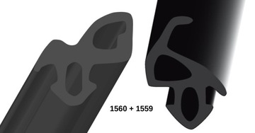 Uszczelka uszczelki ALUPLAST S-1559 S-1560 10+10 m
