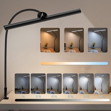 СВЕТОДИОДНАЯ ШКОЛЬНАЯ НАСТОЛЬНАЯ ЛАМПА ДЛЯ РЕГУЛИРОВКИ МОНИТОРА КОМПЬЮТЕРА