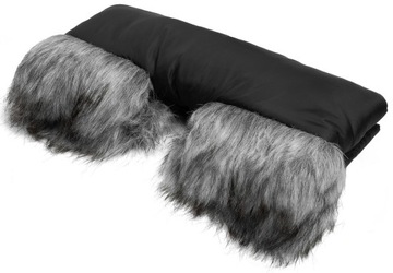 Муфта из черной лисы