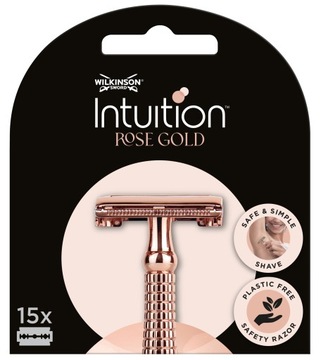 Wilkinson Intuition Rose Gold żyletki dla pań, 15