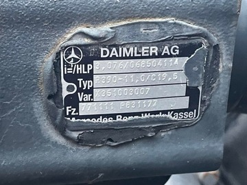 MERCEDES ATEGO 3 EURO6 NÁPRAVA ZADNÍ R390-11 3,076