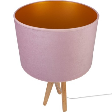 СПАЛЬНАЯ ЛАМПА, ПРОБНАЯ, ПОРОШКОВЫЙ РОЗОВЫЙ, ЛАМПА НА СУНДУКЕ