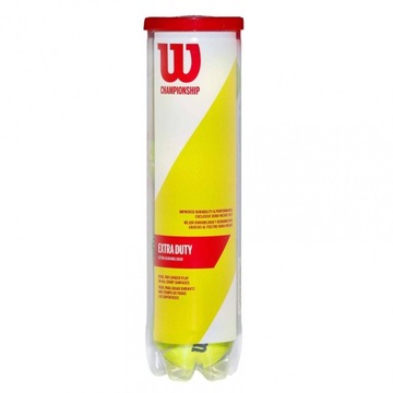 Piłki do tenisa ziemnego WILSON Championship Extra Duty 4 szt. (WRT110000)