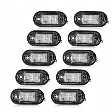 LAMPY OSTRZEGAWCZE LED do TIRA przyczepy OBRYSÓWKI