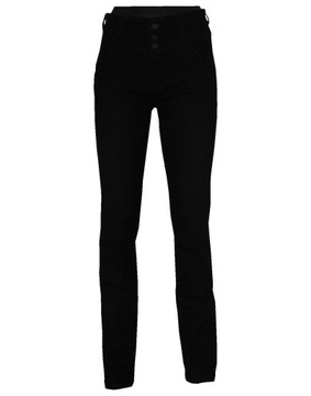 SPODNIE DAMSKIE DŁUGIE PROSTE CZARNE JEANS 36 S