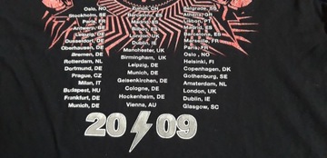 AC/DC — футболка/футболка — Black Ice Tour 2009