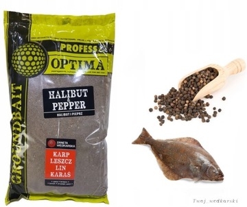 PROFESS Zanęta OPTIMA - 10kg - Halibut/ Pieprz