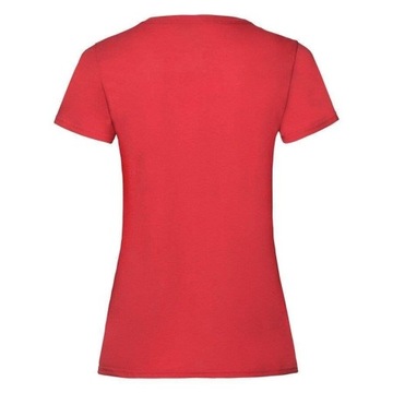 Koszulka damska T-shirt VALUE FRUIT czerwony L
