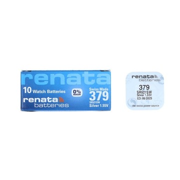 10x Bateria Srebrowa RENATA SR 521 SW 379 AG0 SR63