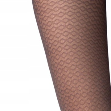 Колготки с ажурным узором PERFINO