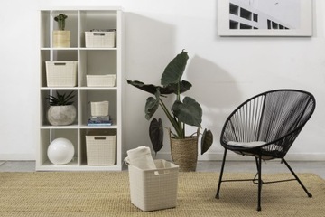 Кривердер, Корзина из ДЖУТА, квадратная, кремовый