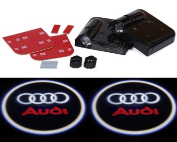 LED Logo AUDI Projektory drzwi HD Bezprzewodowe