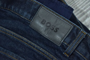 HUGO BOSS Delaware Slim Fit Męskie Spodnie Jeansowe W34 L32