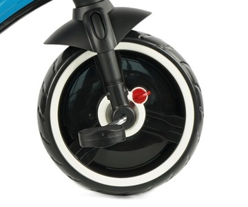 Трехколесный велосипед Elite Plus Qplay с ручкой, синий