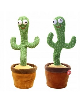 ТАНЦУЮЩИЙ КАКТУС ИНТЕРАКТИВНАЯ ПЕНИЕ ГОВОРЯЩАЯ ИГРА детская светодиодная игрушка