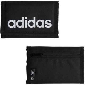 ADIDAS LINEAR WALLET POLIESTER CZARNY DAMSKI MĘSKI UNISEX