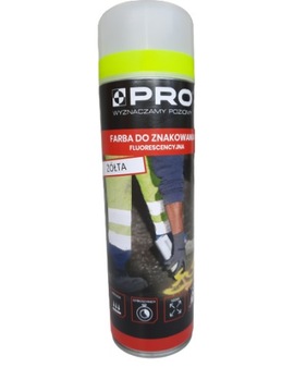 Farba do znakowania fluorescencyjna żółta, 500ml, CH-500-FFYE, PRO