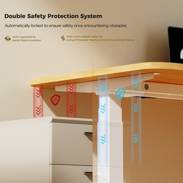 ЭЛЕКТРИЧЕСКИЙ СТОЛ С РЕГУЛИРОВКОЙ ВЫСОТЫ, ДВУХМОТОРНАЯ РАМКА ACGAM