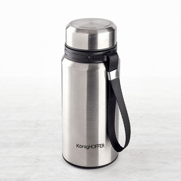 Tea Thermos + Siethe 0,5L Coffee Thermos Steel Adventure Konighture