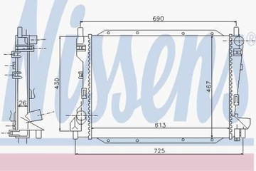 CHLADIČ MOTORU FORD USA