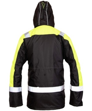 Kurtka OCIEPLANA ODBLASKOWA BENEFIT RIVAL ZIMA XL