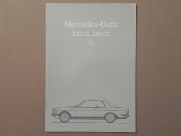 Prospekt - MERCEDES W123 COUPE C123 - 1983 r