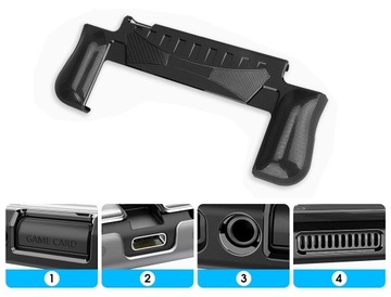 Усиленный корпус для NS Nintendo Switch OLED 7.0 Carbon Black