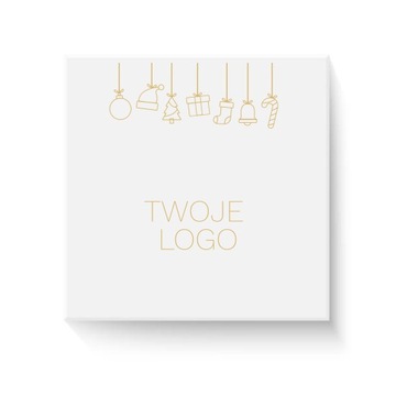 Pudełko prezentowe białe ozdobne personalizowane