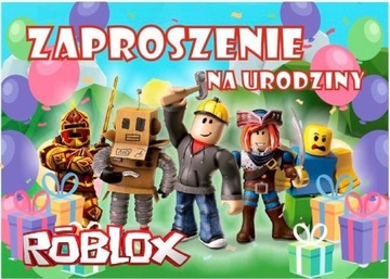 ПРИГЛАШЕНИЯ НА ДЕНЬ РОЖДЕНИЯ РОБЛОКС