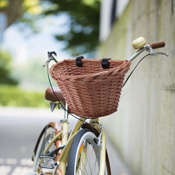 Плетеная корзина для велосипеда 30смx23смx22см