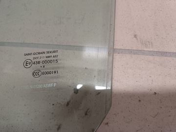 SKLO (OKNO) DVEŘE LEVÝ ZADNÍ PEUGEOT 301 C-ELYSEE