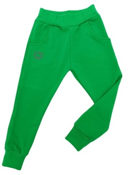 MROFI 104 SPODNIE DRESOWE ZIELONE DRESY CHŁOPIĘCE ELEGANCKIE SZCZUPŁE