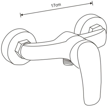 MEXEN FABIA ЛАТУНЬ ХРОМ Смеситель для душа