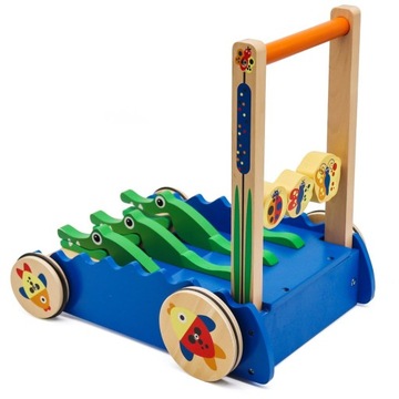 ДЕРЕВЯННЫЕ ТОЛКАЛА ВЕСЕЛЫЕ КРОКОДИЛЫ