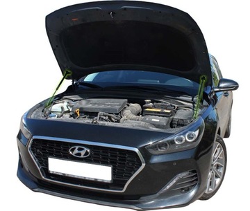 SIŁOWNIKI SPRĘŻYNY MASKI POKRYWY SILNIKA HYUNDAI I30 III 2016+
