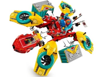 LEGO 80023 Monkie Kid Дронкоптер экипажа Monkie Kid