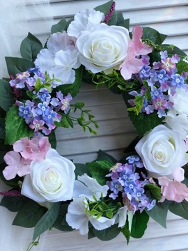 ДВЕРНОЙ ВЕНОК, ЦВЕТОЧНЫЙ ВЕНОК, ПЛЕТЕНЫЙ ВЕНОК