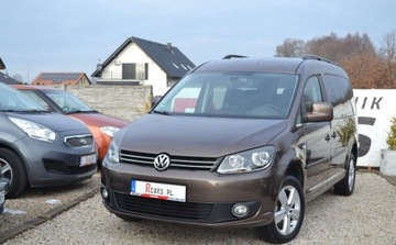 Volkswagen Caddy III Kombi Facelifting 1.6 TDI 102KM 2011 Volkswagen Caddy DSG - Long 7 miejsc - Bezwypdakowy - serwis - Oplacony, zdjęcie 1