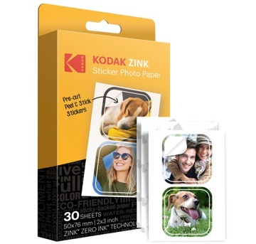 Wkłady Papier Wkład do Aparatu KODAK STEP TOUCH Drukarki STEP 60x Naklejki