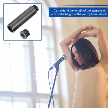 Удлинительный кабель для микрофонной стойки Черный настольный трубчатый микрофон