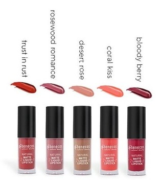 BENECOS Натуральная матовая помада BLOODY BERRY