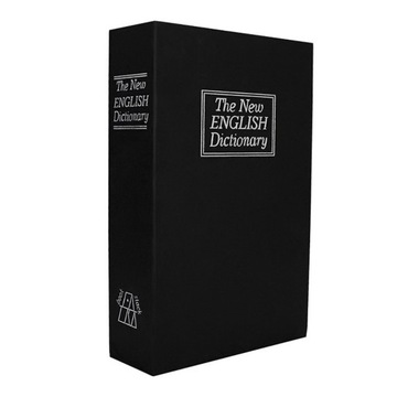 Книга СКРЫТЫЙ ДОМАШНИЙ СЕЙФ, металл, ДЕНЕЖНАЯ КАРТА, ключи, 24см XXL