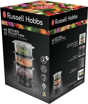 Пароварка Russell Hobbs 2653056 7 л черный 400 Вт (C)