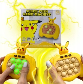 Pop it Pikachu электронная аркадная игра Pokemon Popit + батарейки