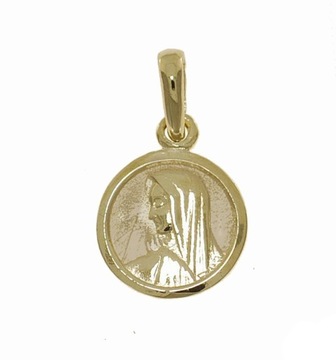 ZŁOTY MEDALIK Z MATKĄ BOSKĄ KOMUNIA BIERZMOWANIE