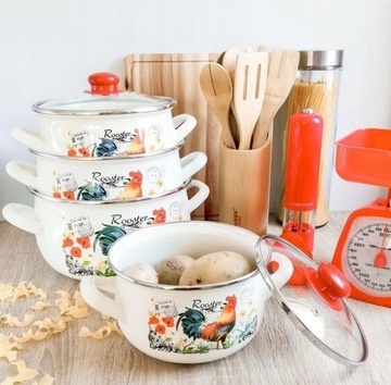 Garnek Emalia Polska Pleszew Lasagna 16 cm 2,2 l